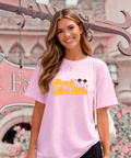 Park Girl Life Exclusive - Tshirt - White/Light Pink/Hot Pink/Black