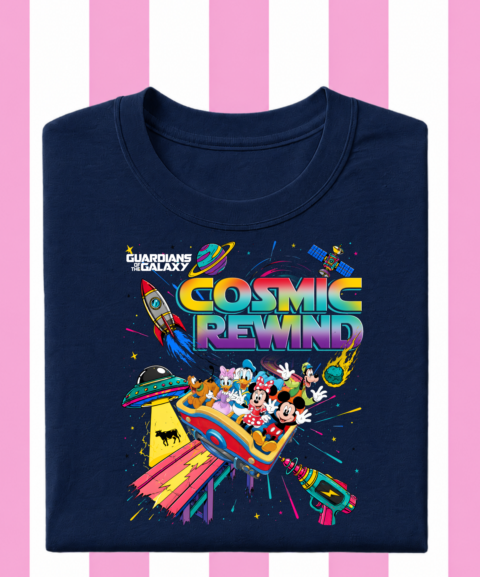 Cosmic Rewind Mouse & Friends - Tshirt