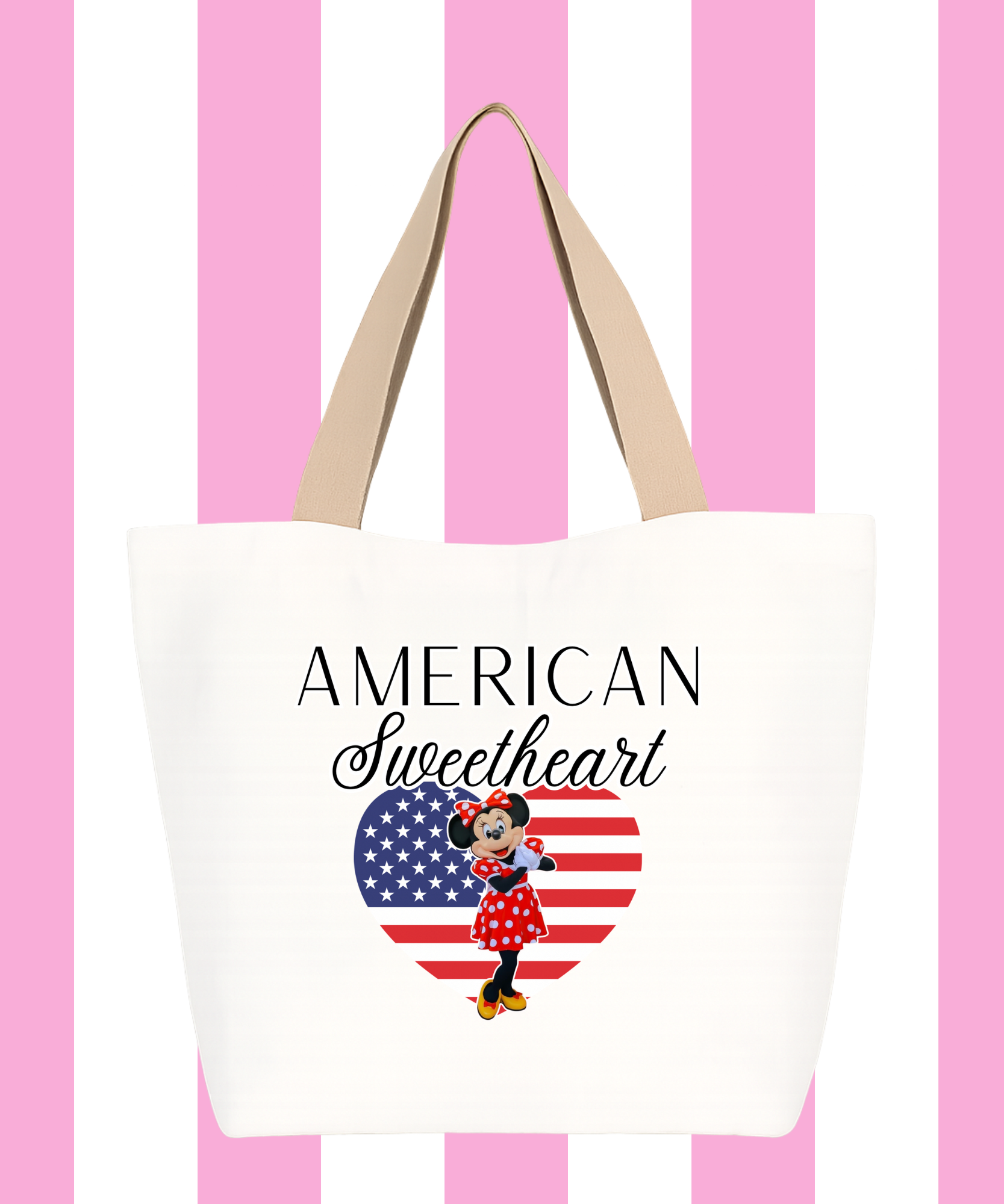 American Sweetheart Shopping Bag