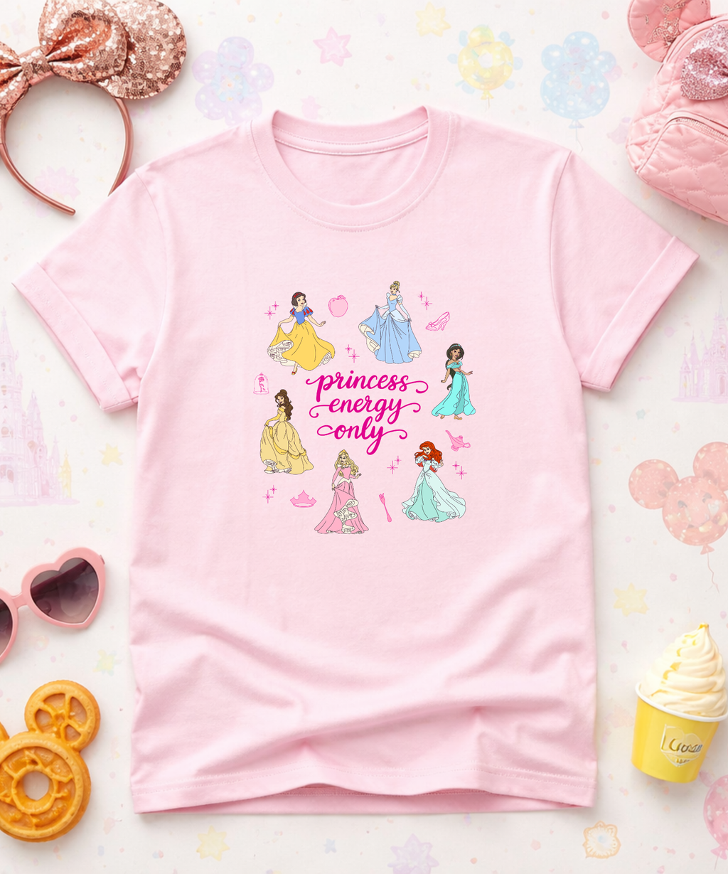 Princess Energy Only Exclusive - Tshirt - Pink/White
