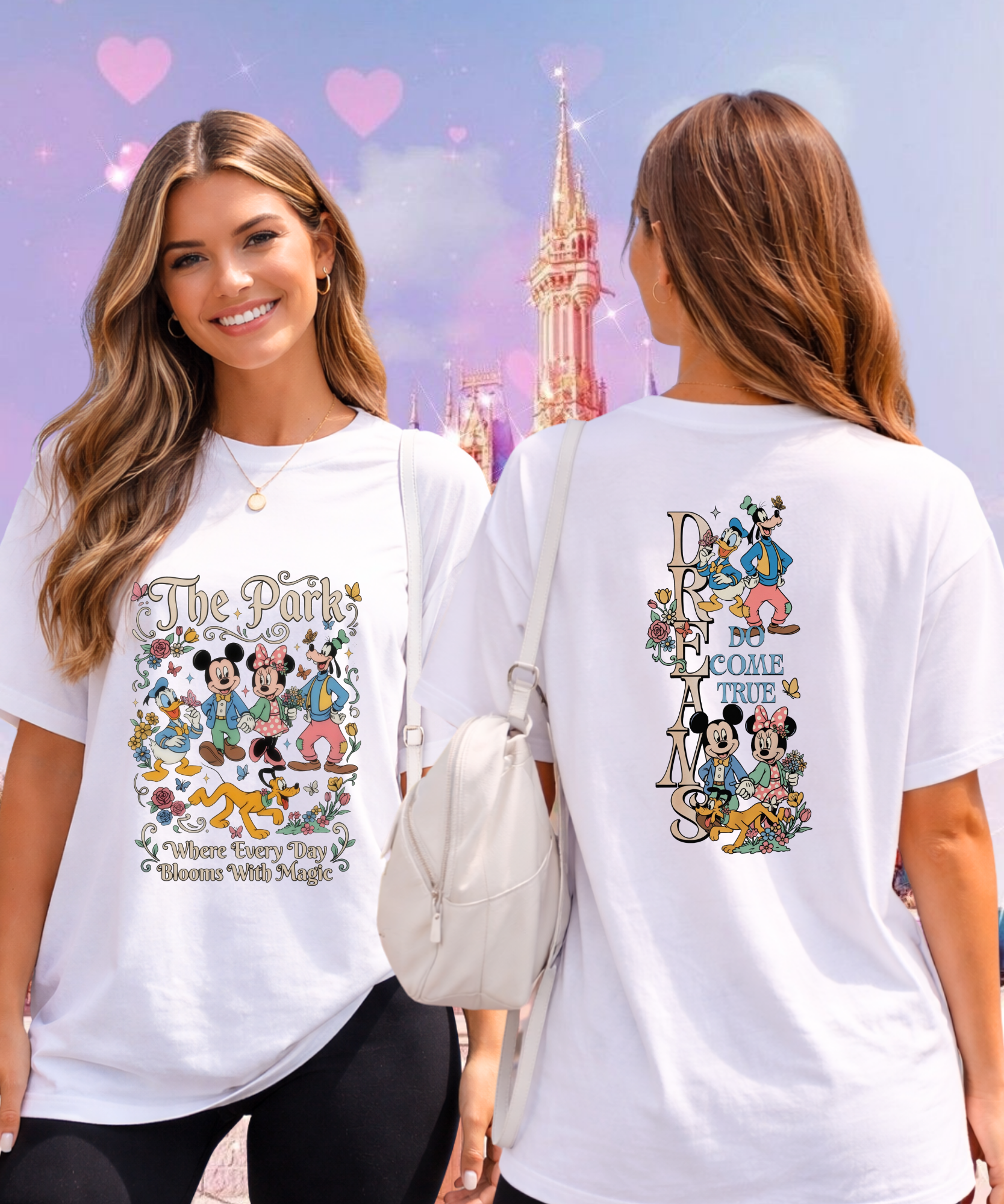 The Park - Double Sided Tshirt - White