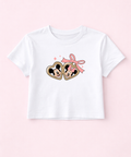 Mouse Locket Cropped Tee