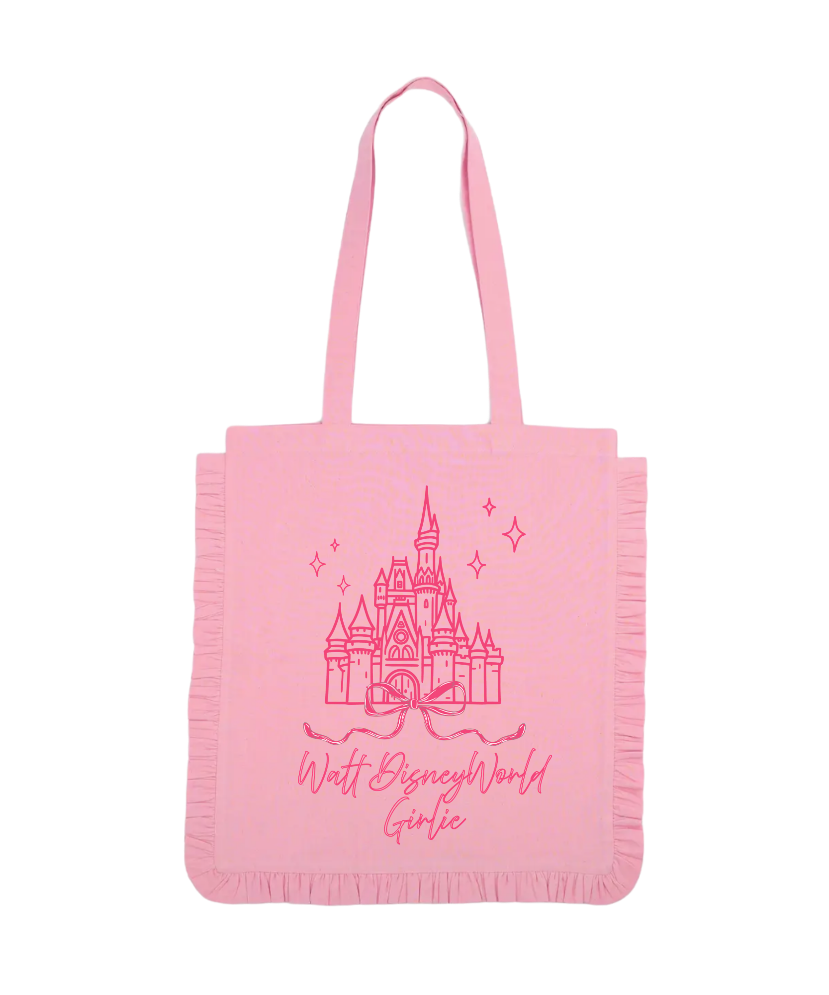 Pink Ruffle Tote Bags - PRE ORDER - 4-5 weeks turnaround 💕
