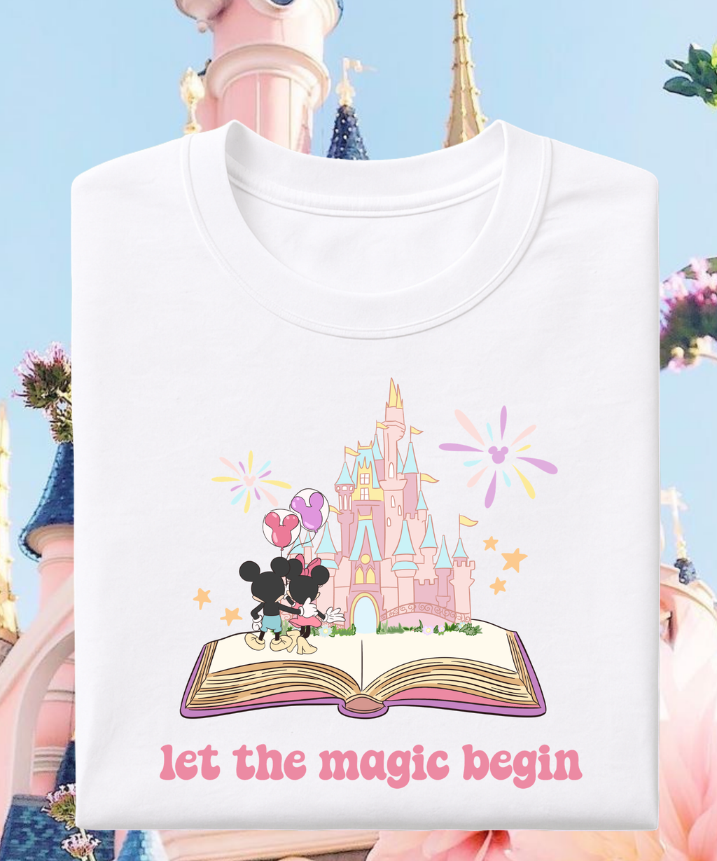 Let The Magic Begin - Tshirt/Sweatshirt - White/Black