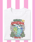 Monsters Merry Christmas - Tshirt