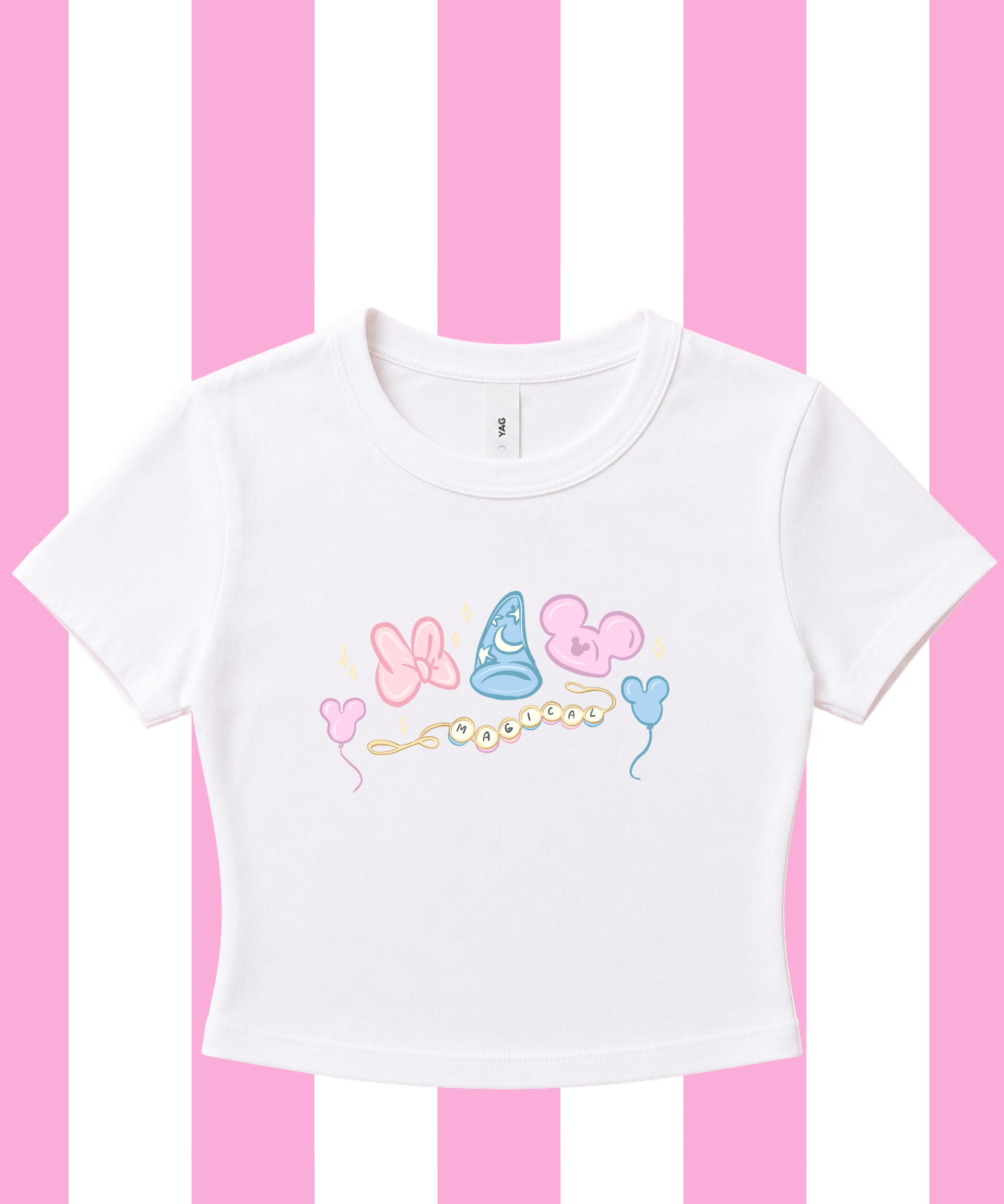 Magical Cropped Tee/Cropped Vest