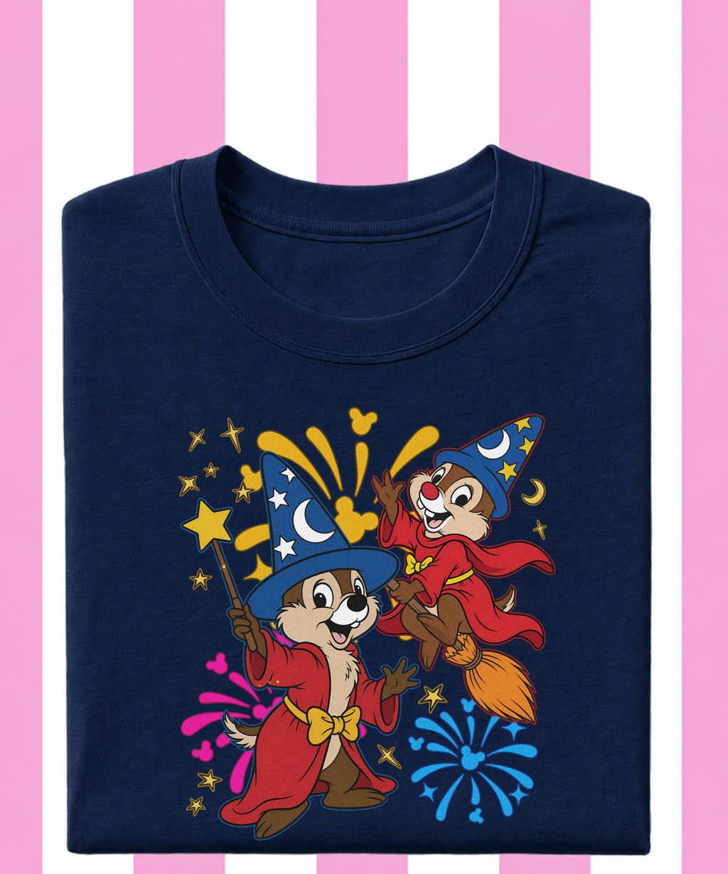 Chip & Dale Sorcerer - Tshirt