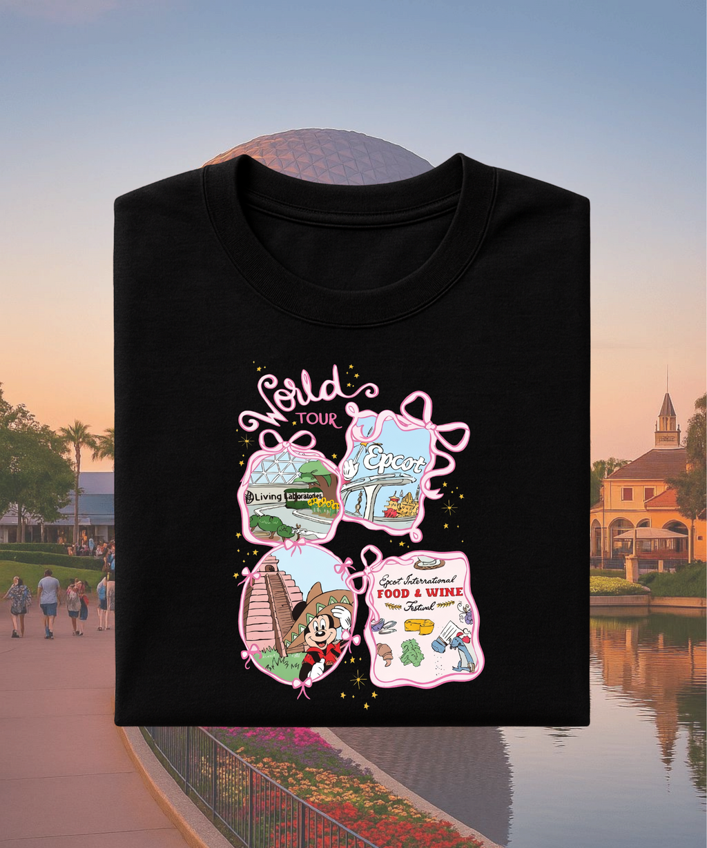 World Tour - Tshirt - White/Black