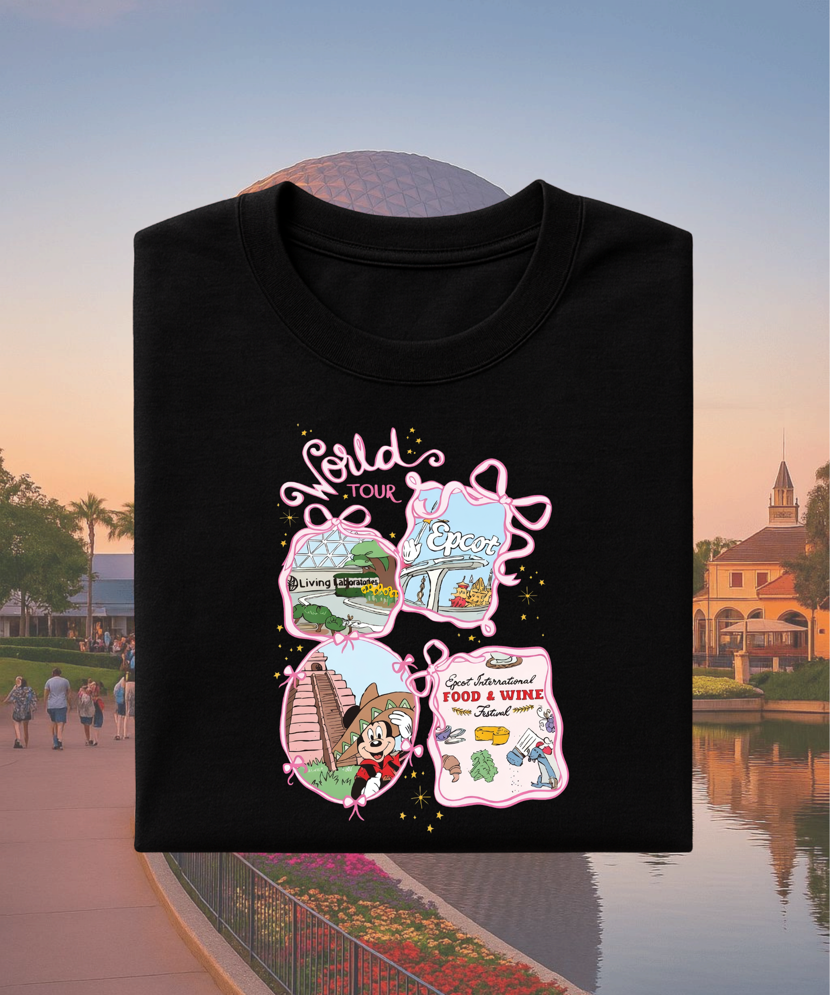 World Tour - Tshirt - White/Black
