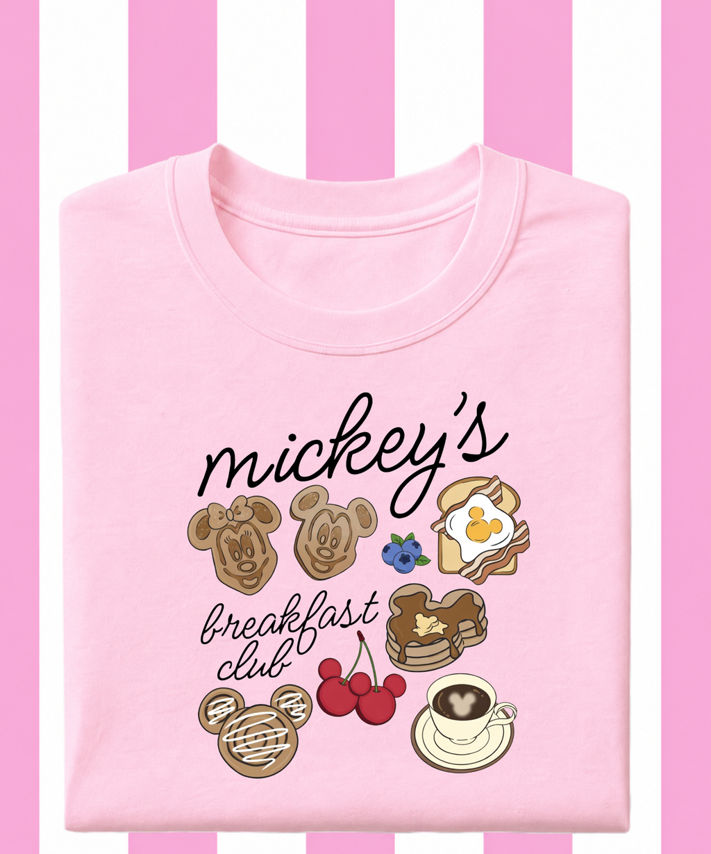 Mickeys Breakfast Club - Tshirt