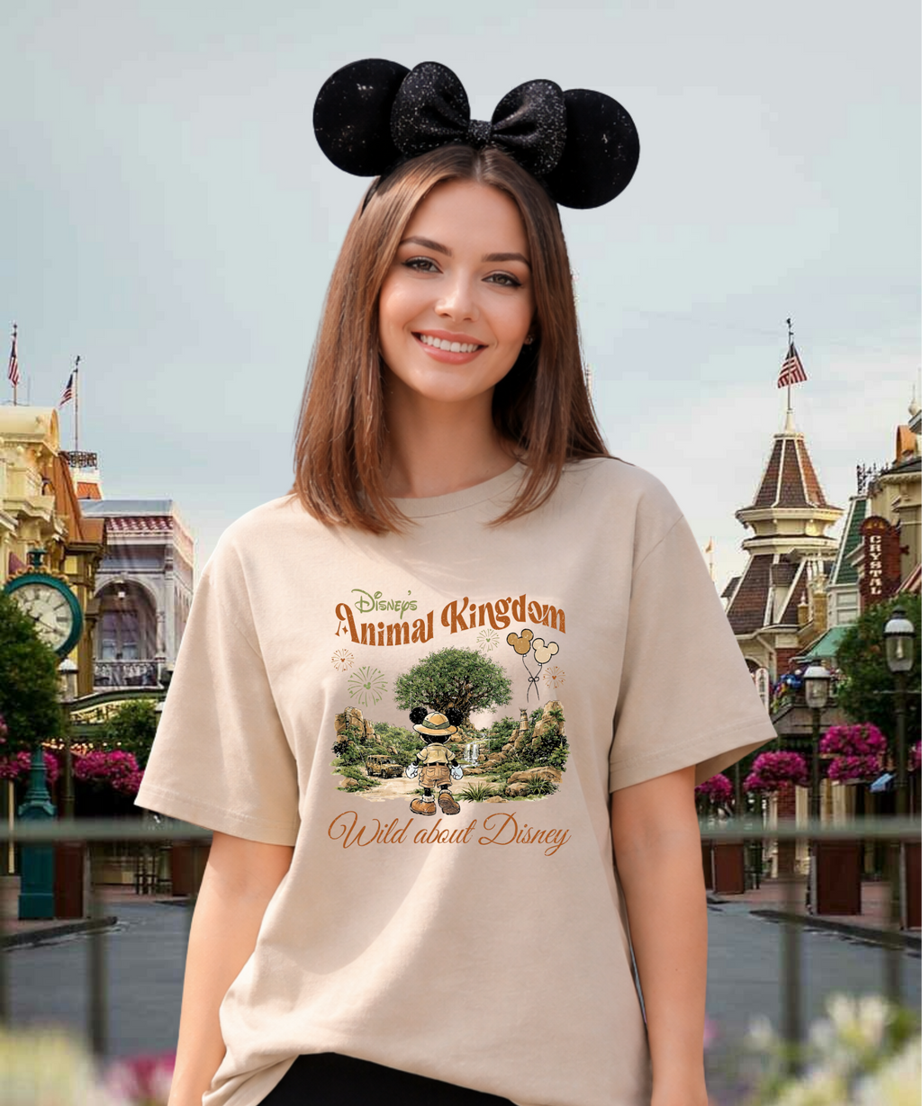 DNY Animal Kingdom - Tshirt - White/Sand