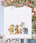 Pooh & Friends AK - Tshirt - White/Pink/Blue