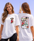 Minnie Mickey MK Double Sided - Tshirt - White