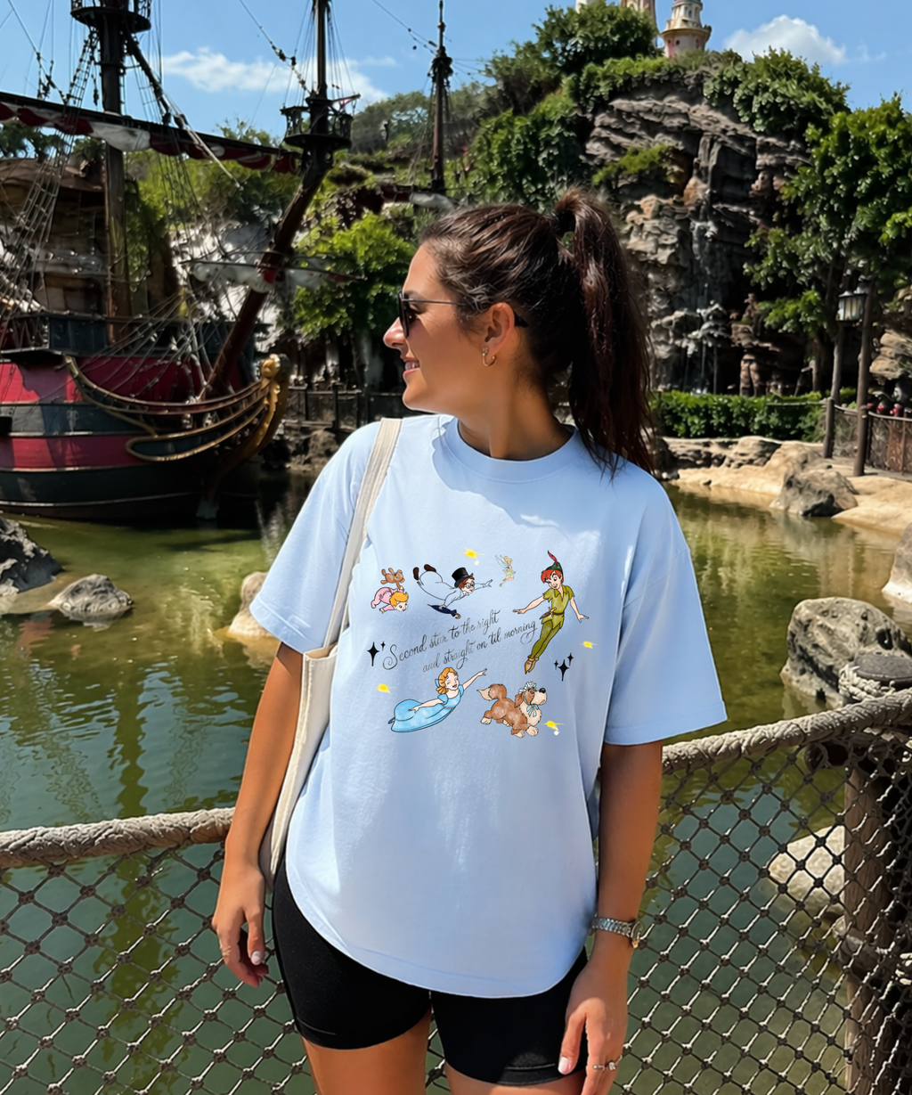 Peter Pan Exclusive - Tshirt - White/Pink/Blue