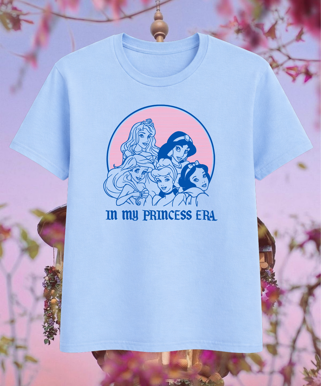 Princess Era - Tshirt/Sweatshirt - White/Pink/Blue