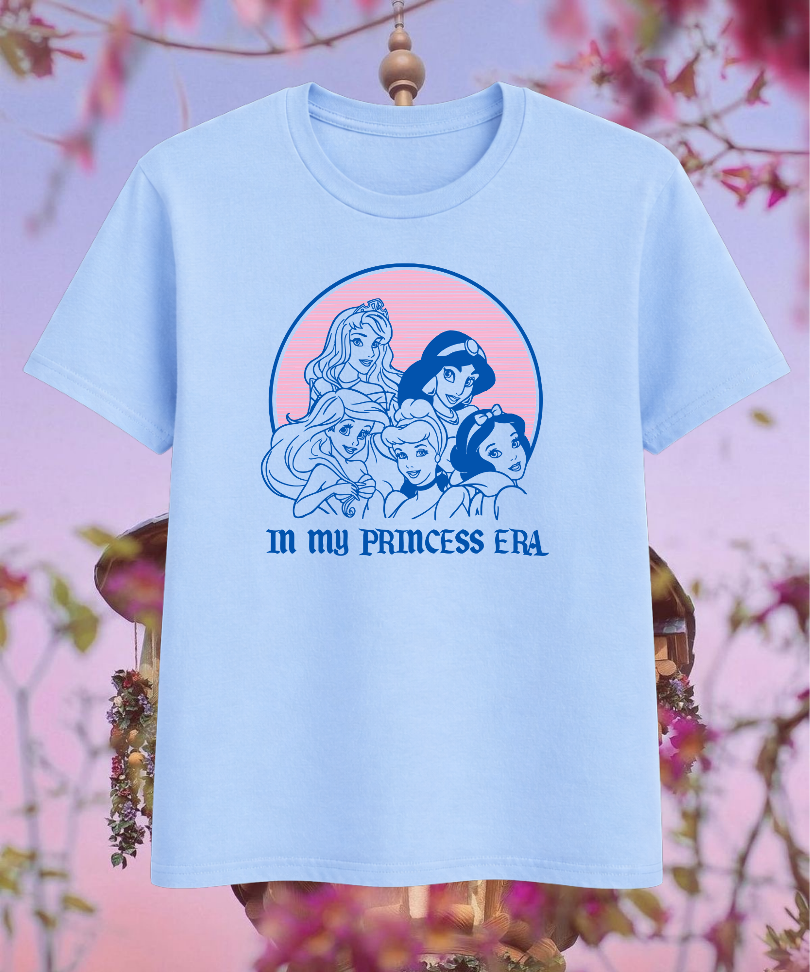 Princess Era - Tshirt/Sweatshirt - White/Pink/Blue