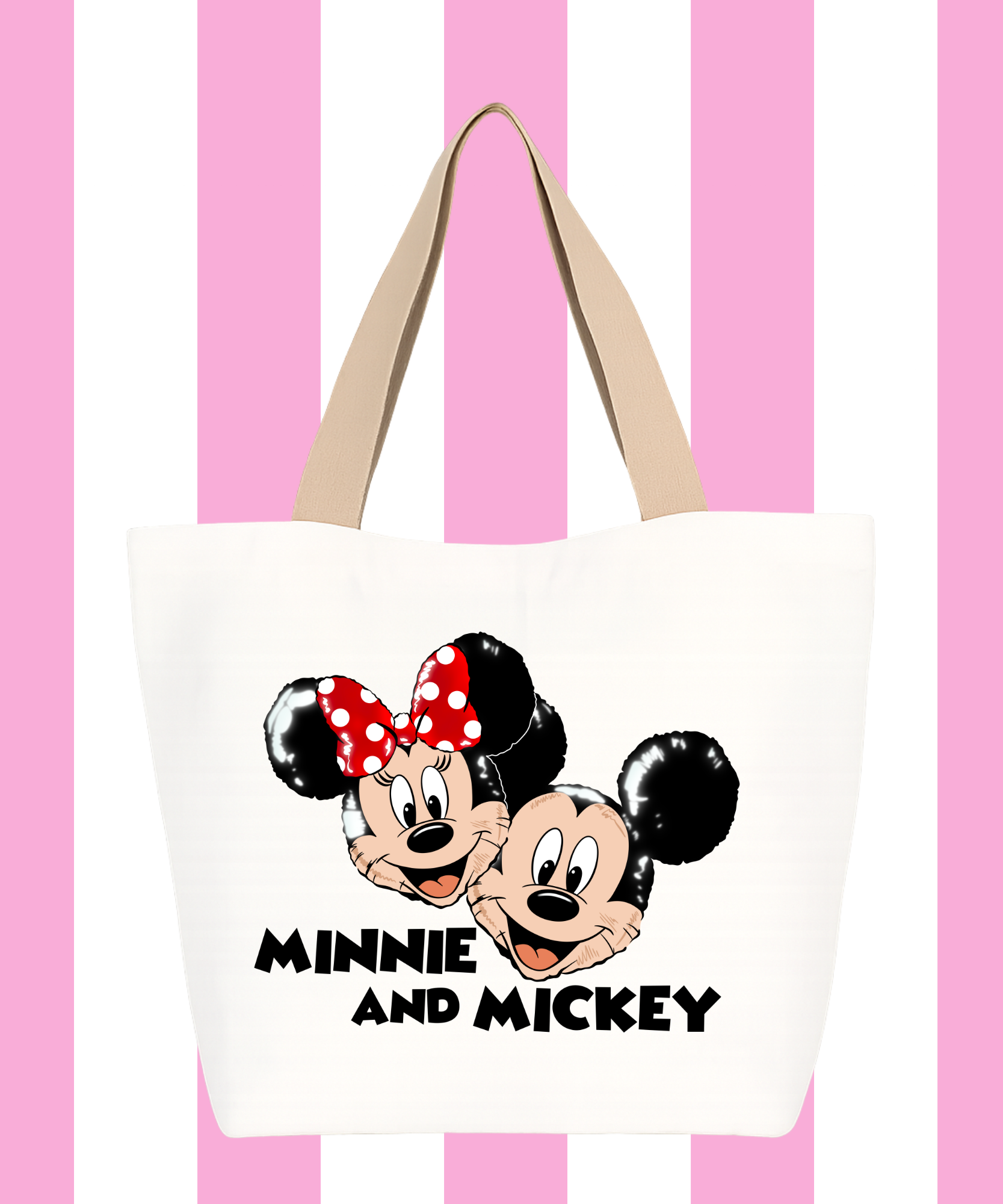 Minnie & Mickey Shopping Bag