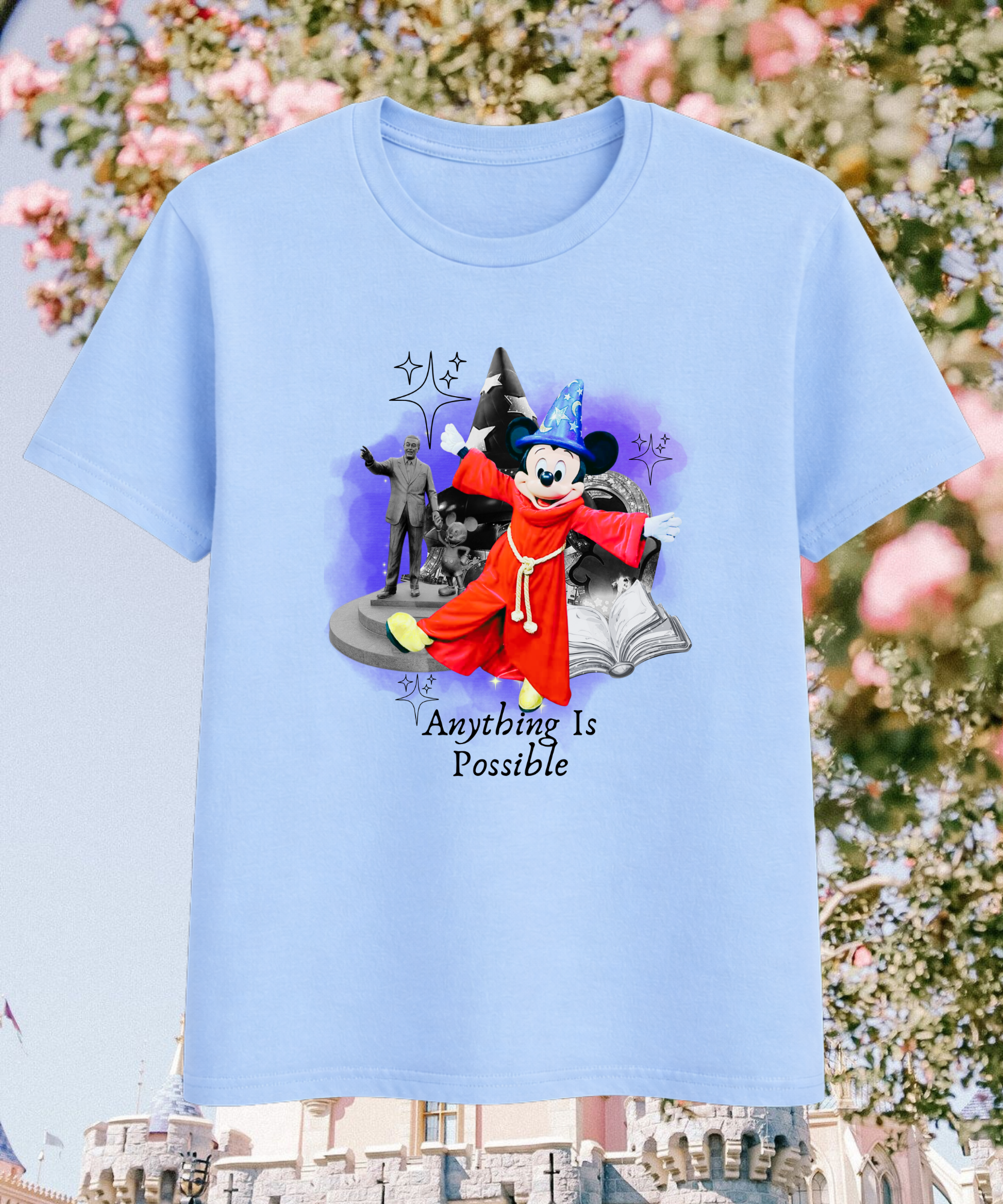 Anything Is Possible Exclusive - Tshirt - White/Pink/Hot Pink/Blue