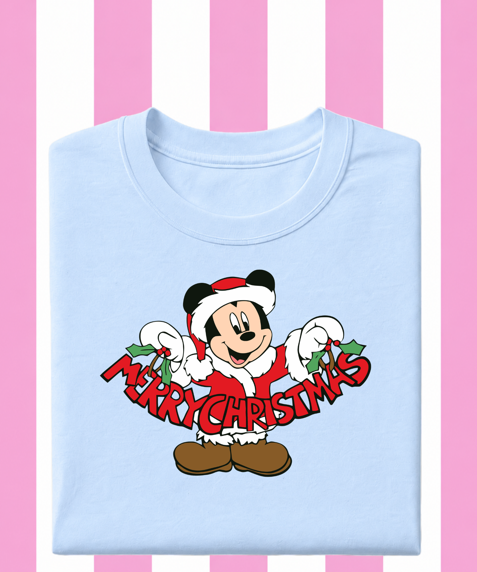 Merry Christmas Mickey - Tshirt