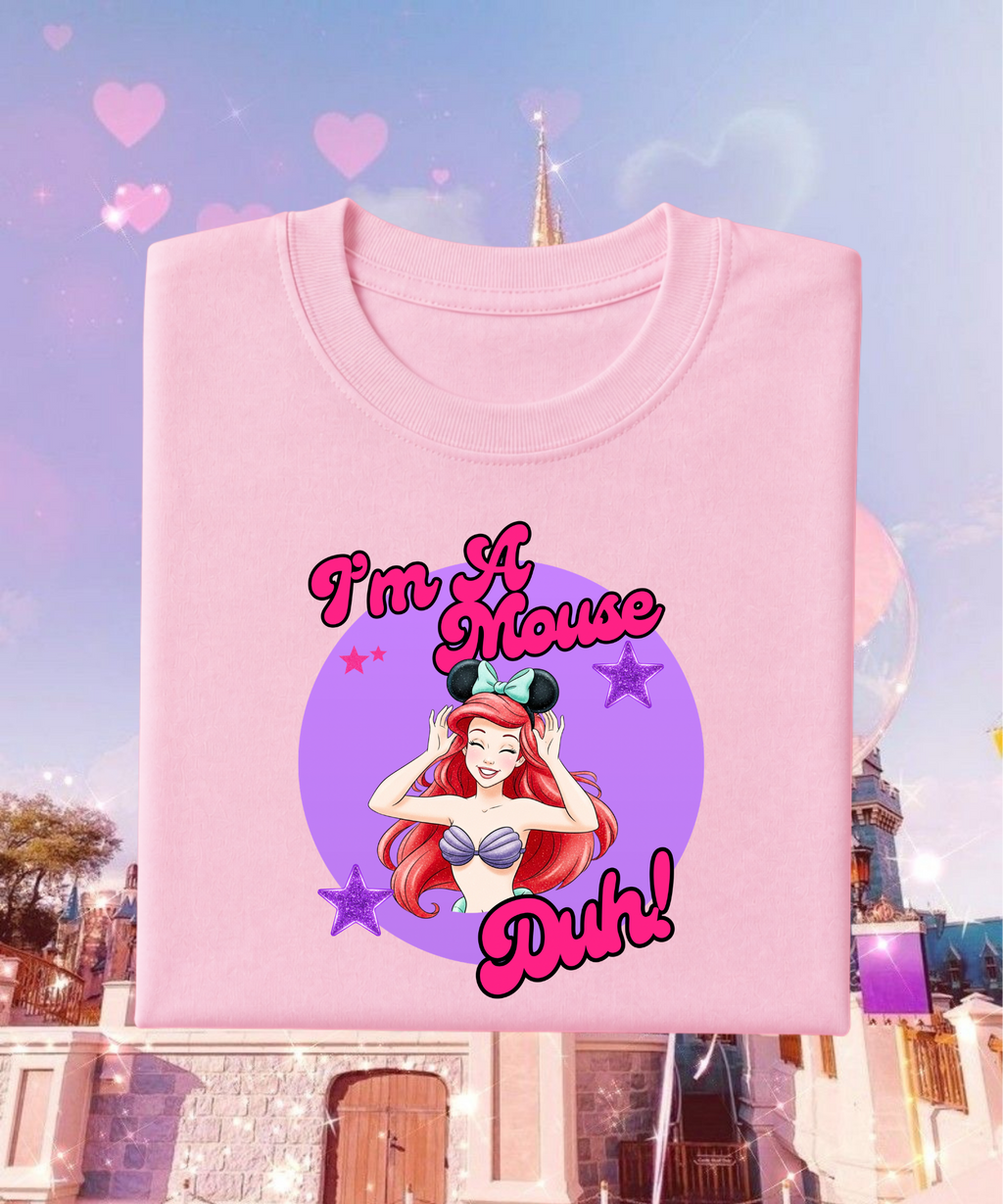 I’m A Mouse, Duh! Exclusive - Tshirt - White/Pink
