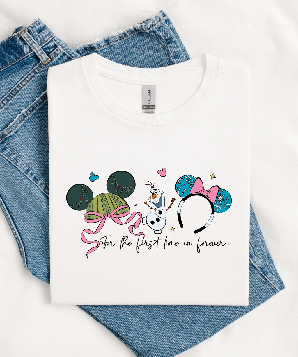 For The First Time In Forever - White - Tshirt/Sweatshirt