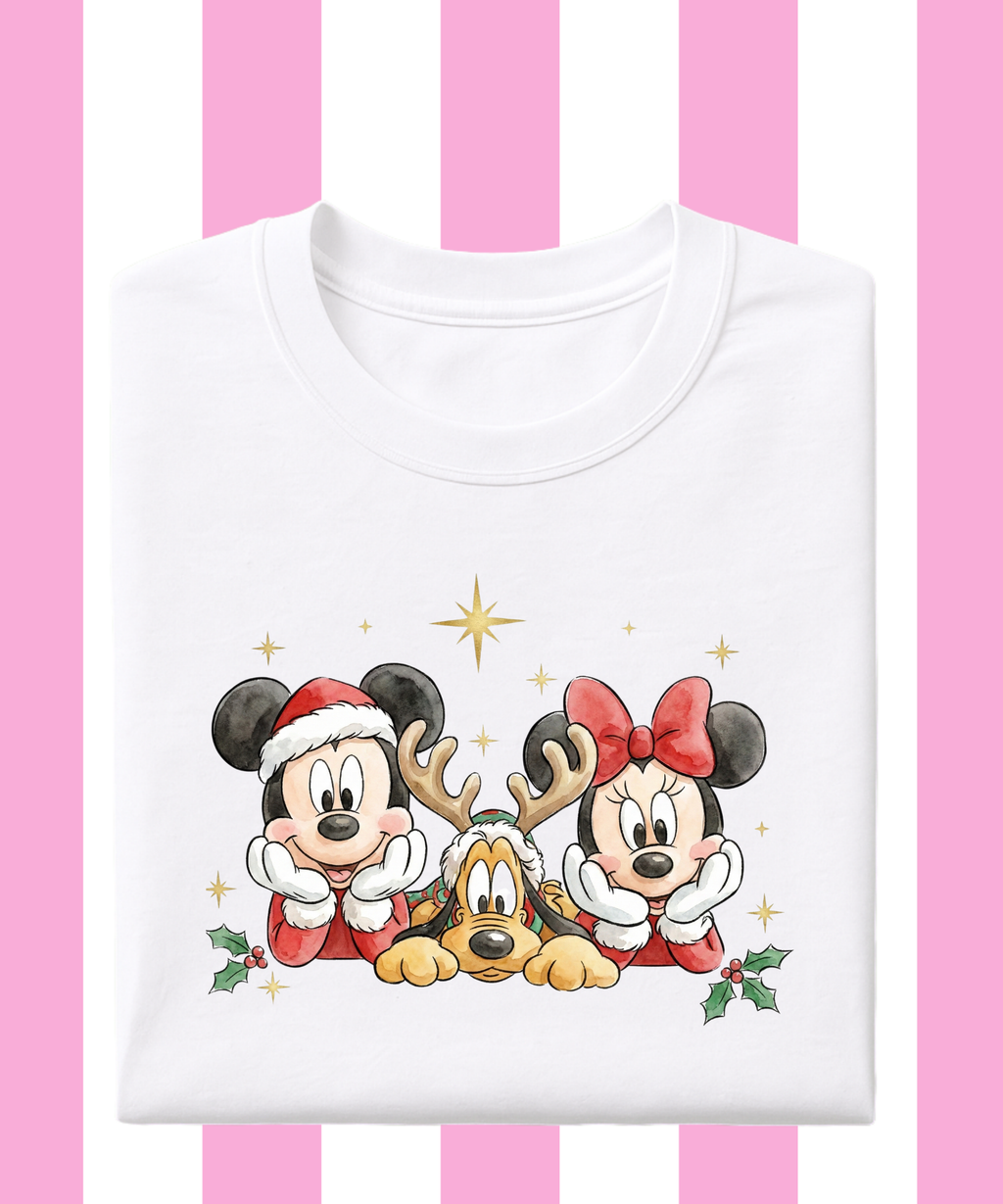 Minnie Mickey Pluto Christmas - Tshirt/Sweatshirt