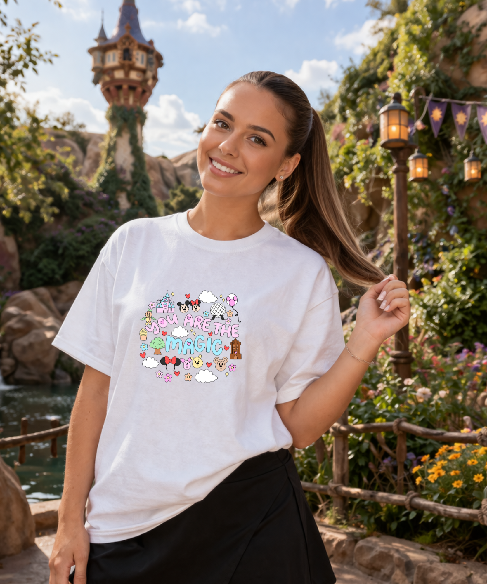 You Are The Magic - Tshirt/Sweatshirt - Blue/Pink/White