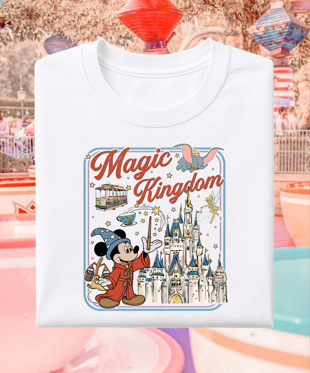 MK Mouse Frame - Tshirt/Sweatshirt - White/Navy