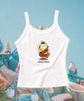 Wilderness Explorer Exclusive Spaghetti Strap Tank Top - White/Red
