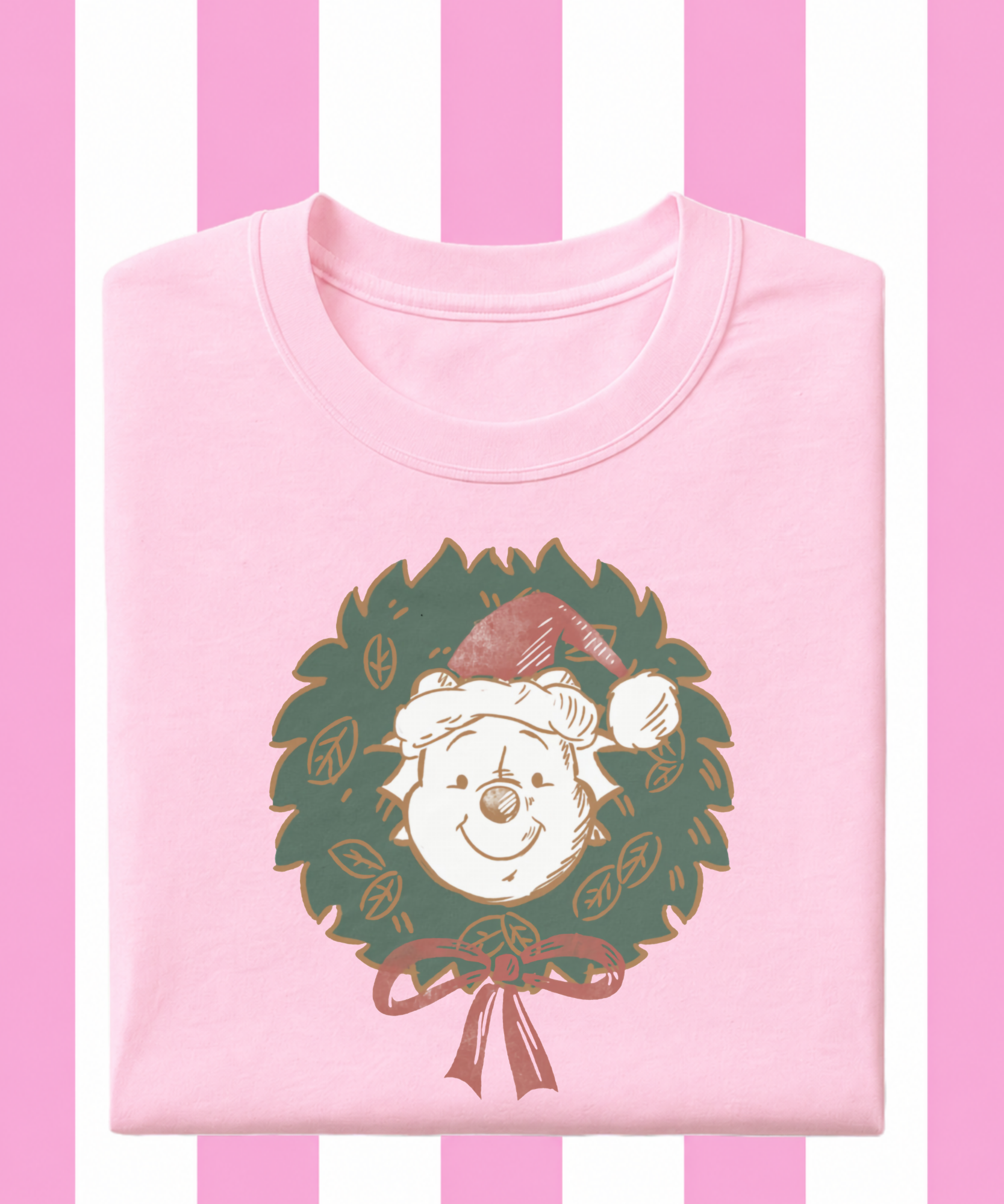 Pooh Wreath - Tshirt/Sweatshirt