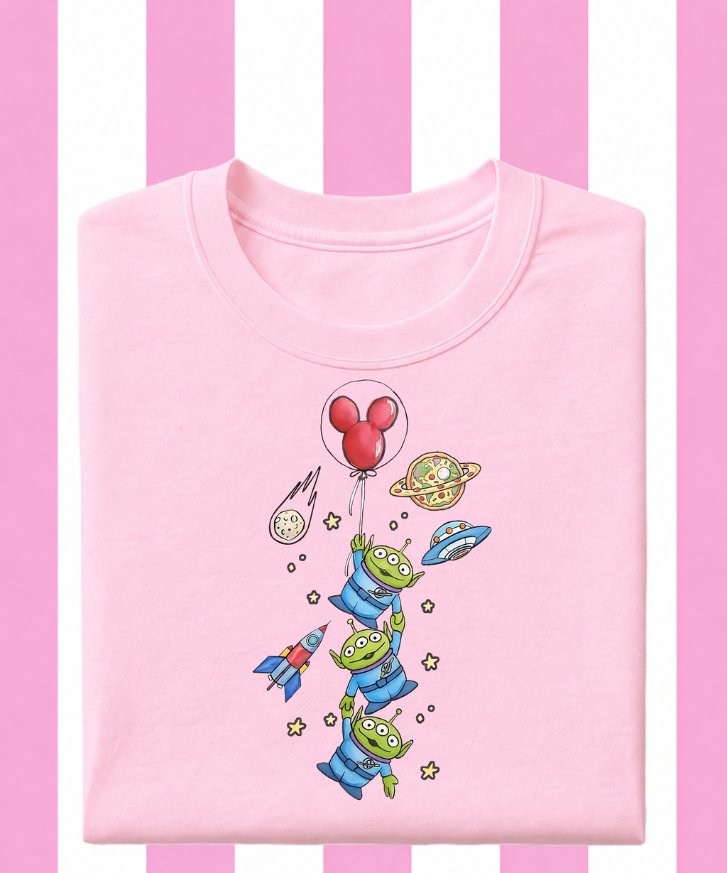 Aliens Balloon - T-shirt