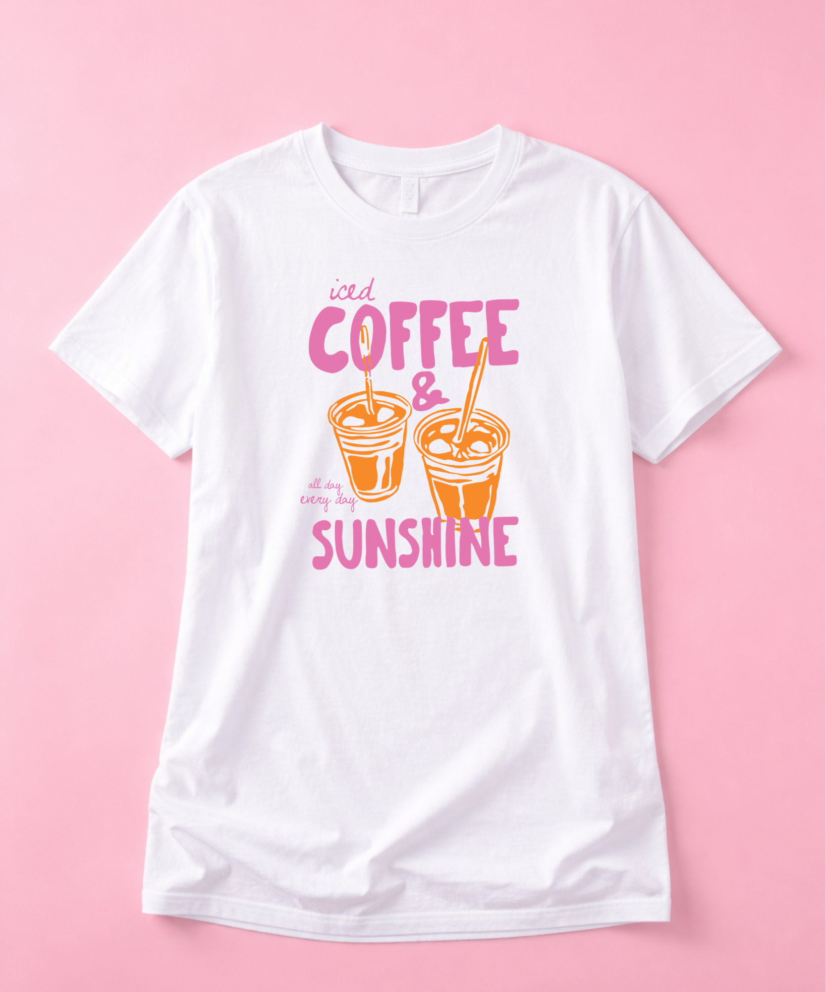 Iced Coffee & Sunshine - Tshirt