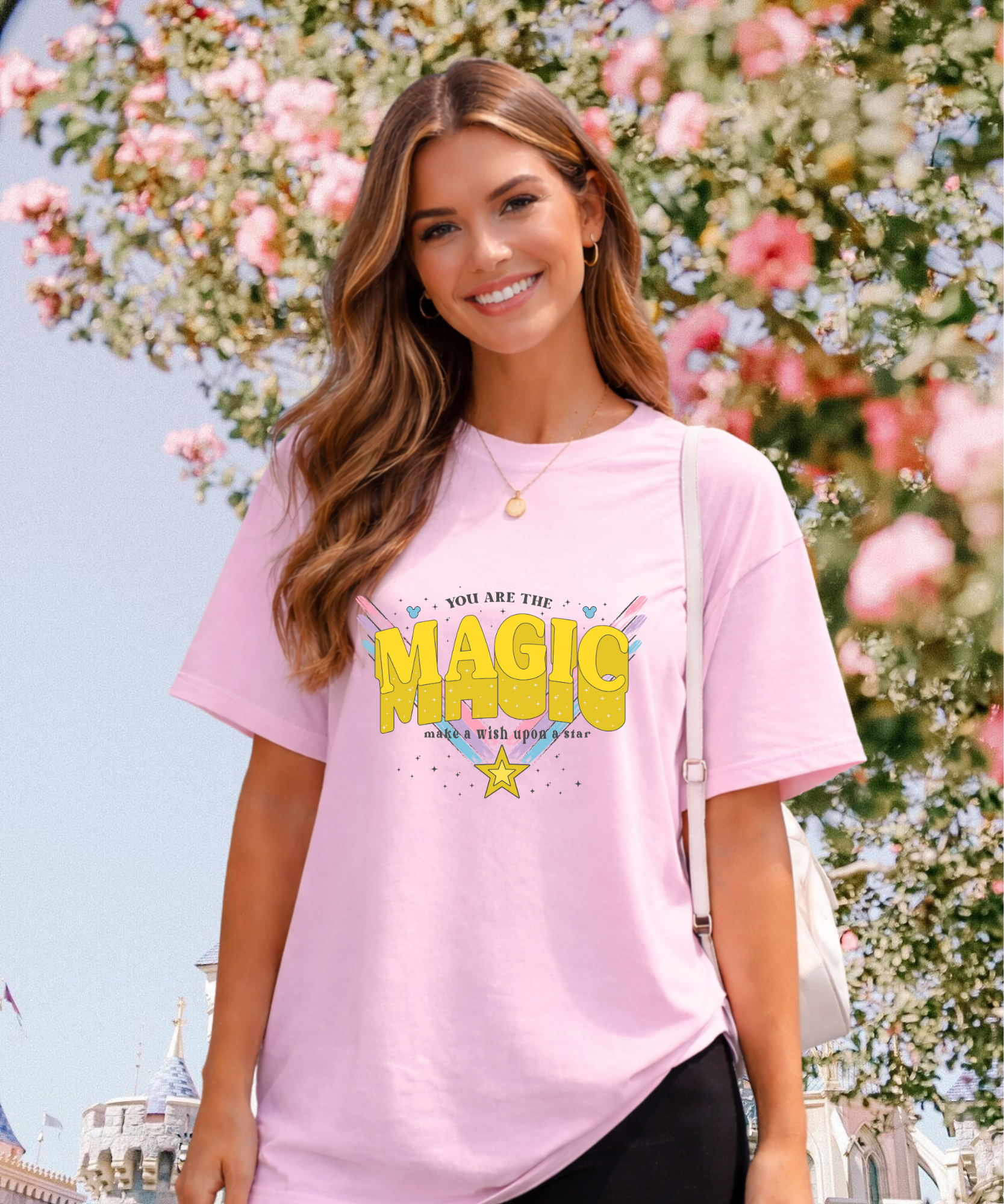 You Are The Magic - Tshirt/Sweatshirt - White/Pink