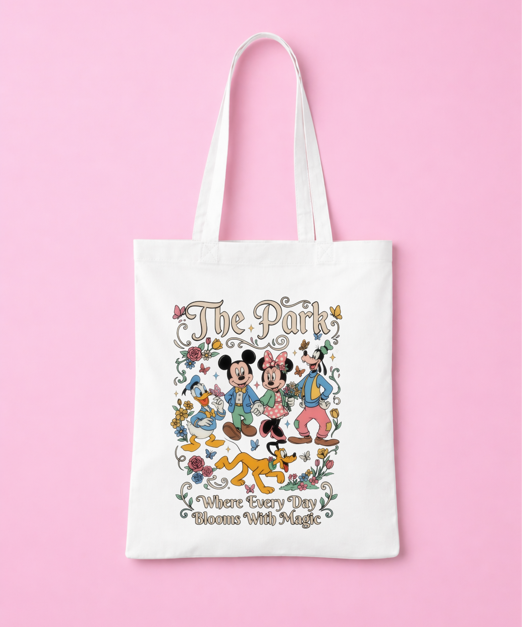The Park White Tote Bag