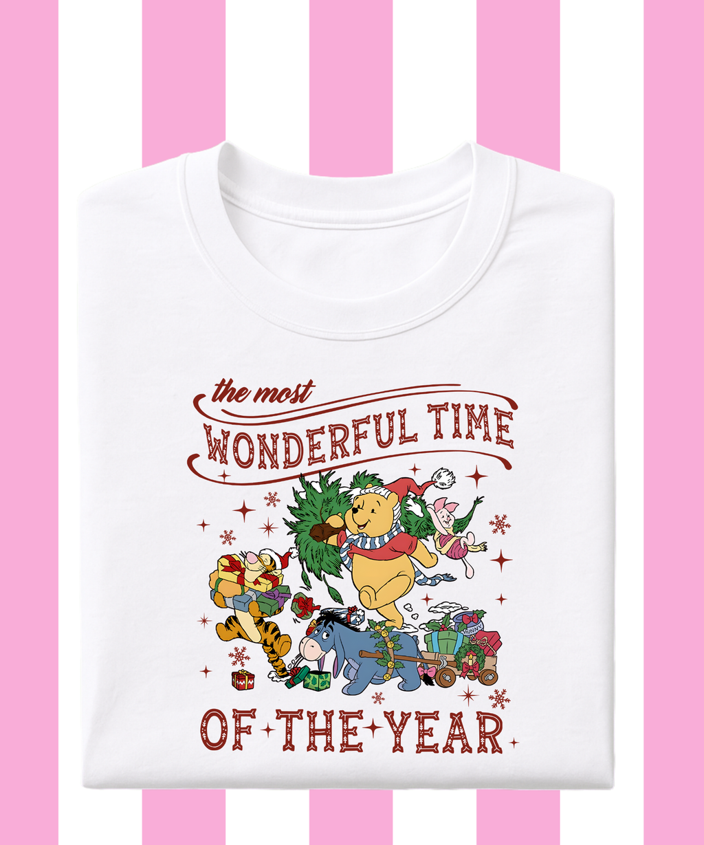 Pooh Most Wonderful Time Of The Year - Tshirt/Sweatshirt