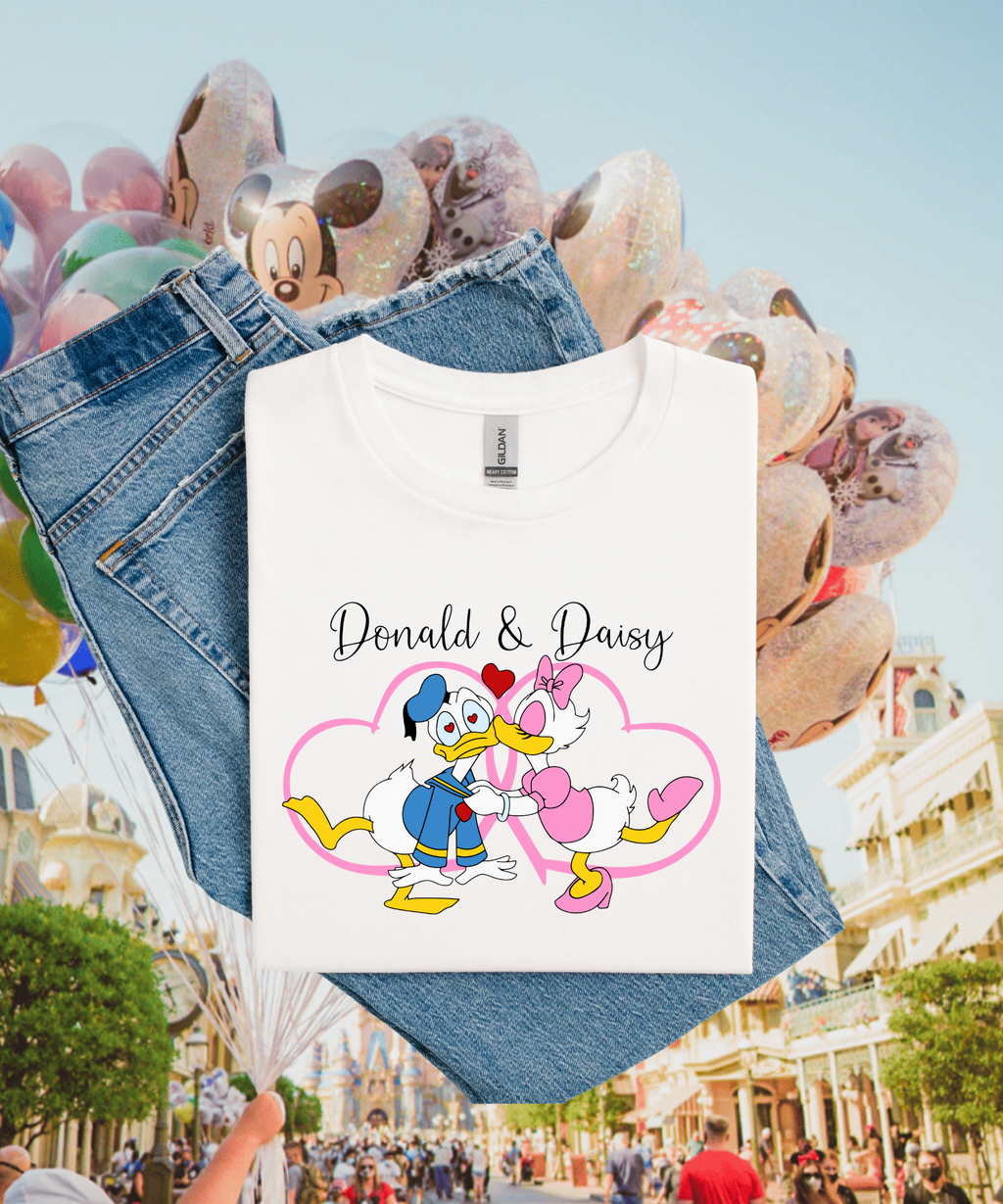Donald Daisy - T-shirt/Sweatshirt - White/Pink
