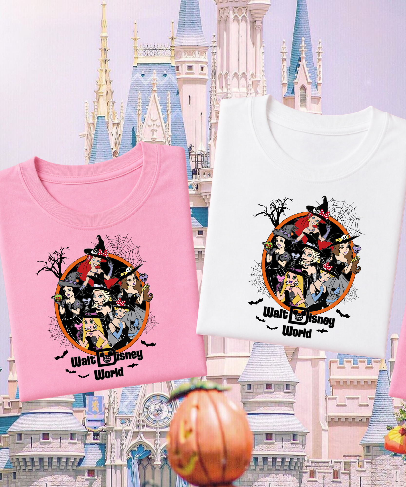 Princess Halloween - Tshirt/Sweatshirt - White/Pink