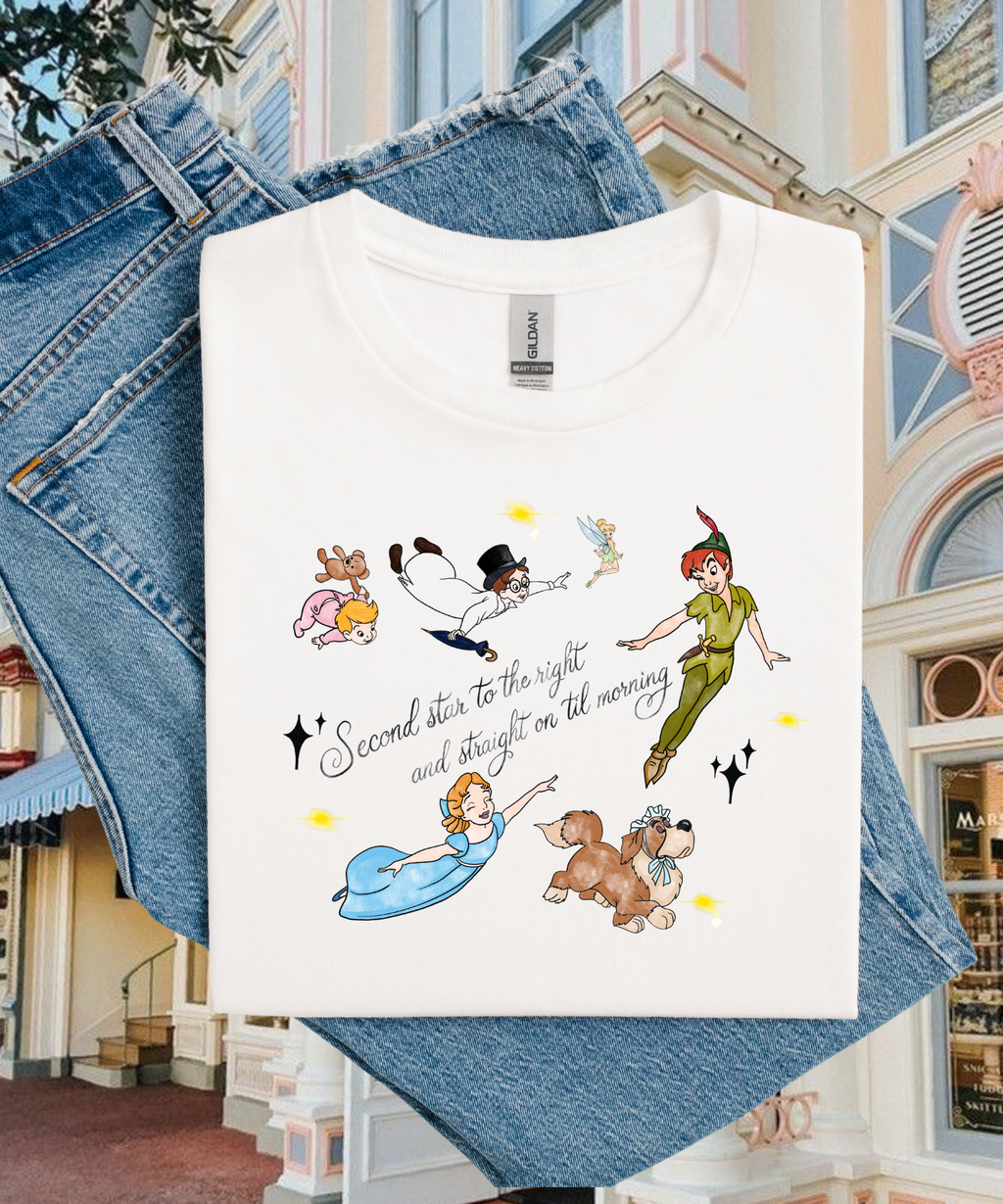 Peter Pan Exclusive - Tshirt - White/Pink/Blue