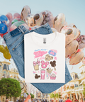 MS Snack Club - Tshirt - White/Pink