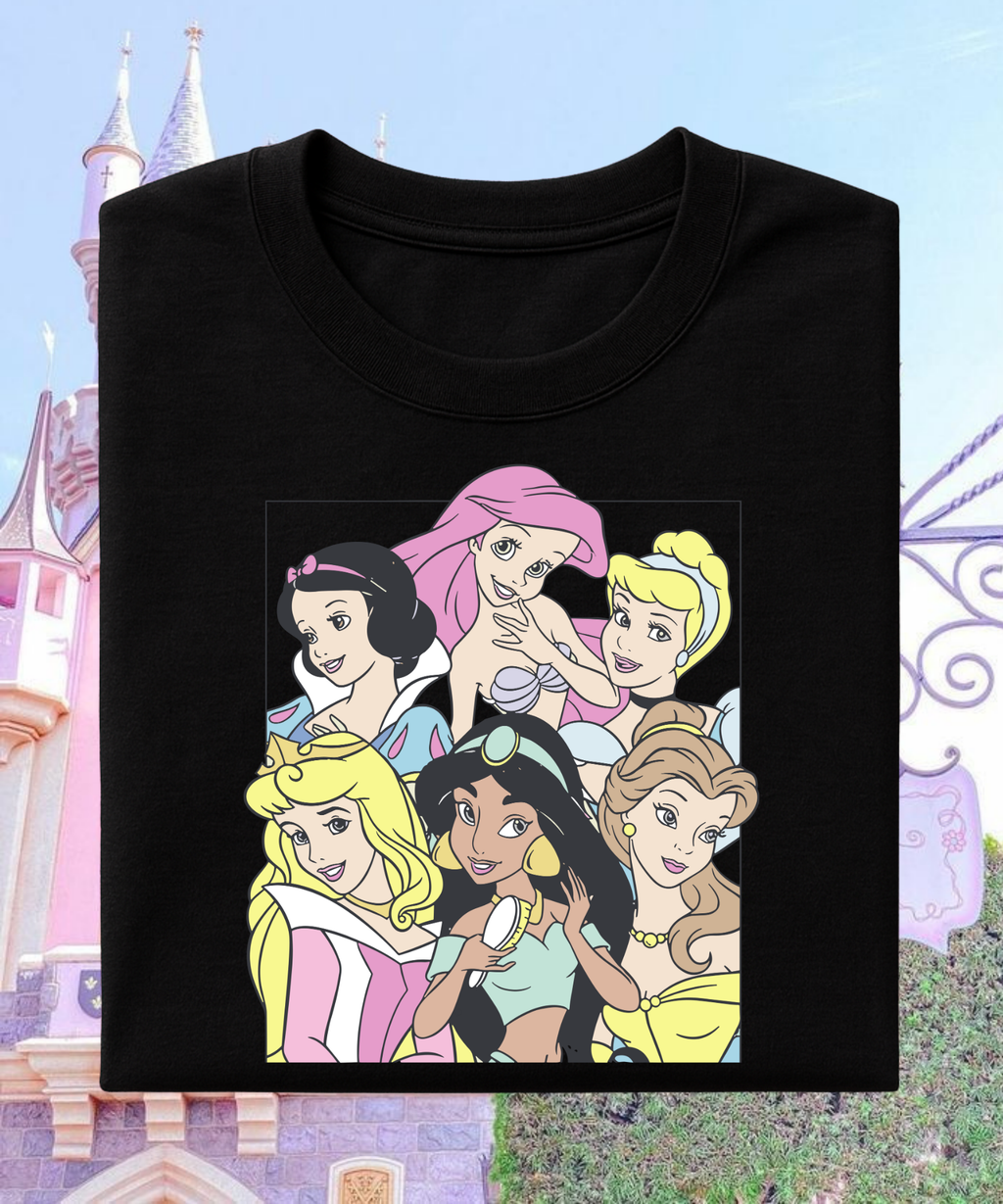 Princesses - Tshirt/Sweatshirt - White/Pink/Black