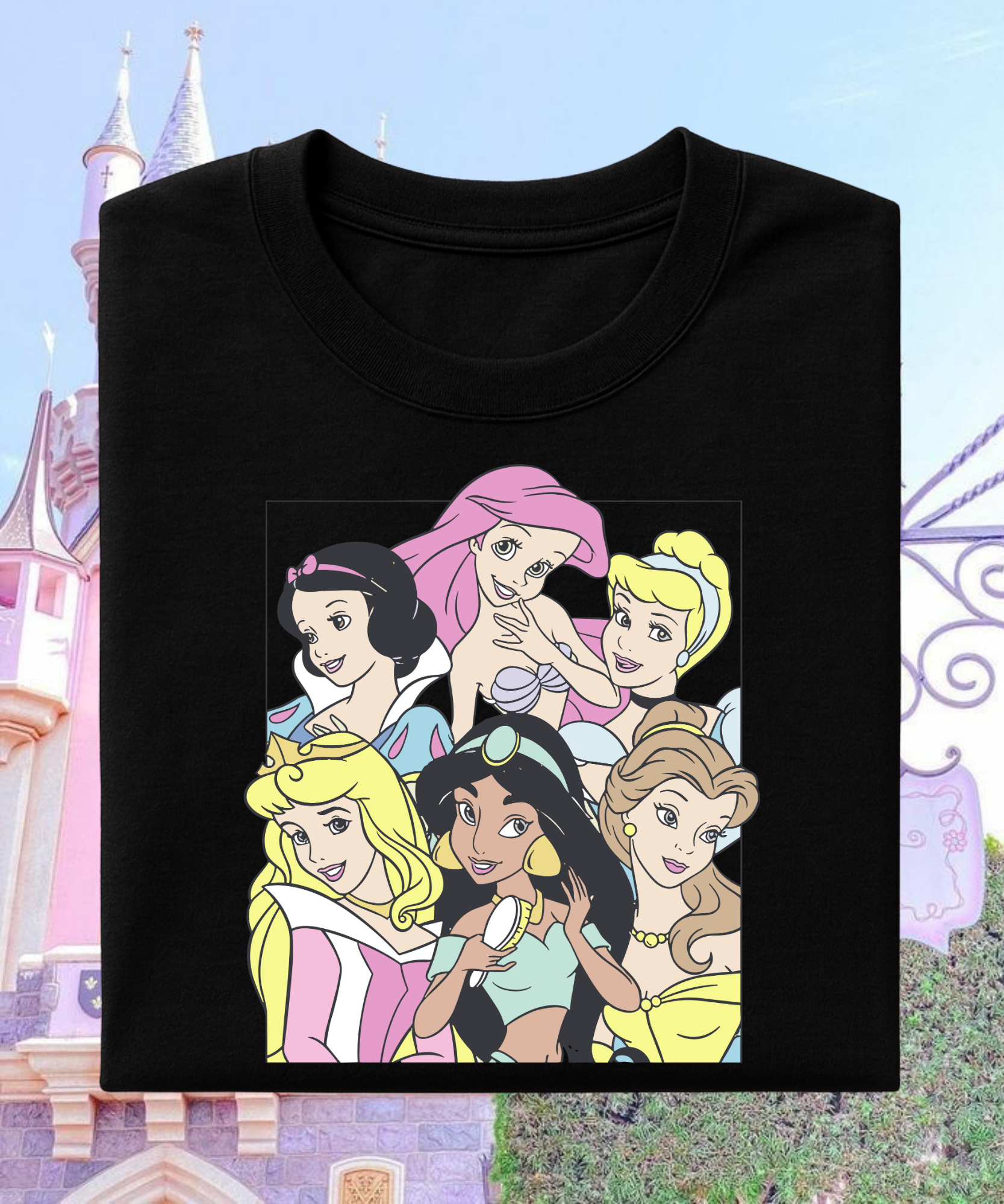 Princesses - Tshirt/Sweatshirt - White/Pink/Black