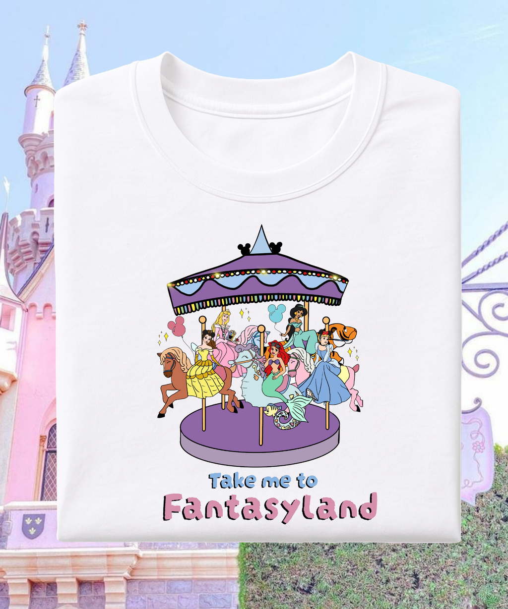 Take Me To Fantasyland Princess Exclusive - White/Pink