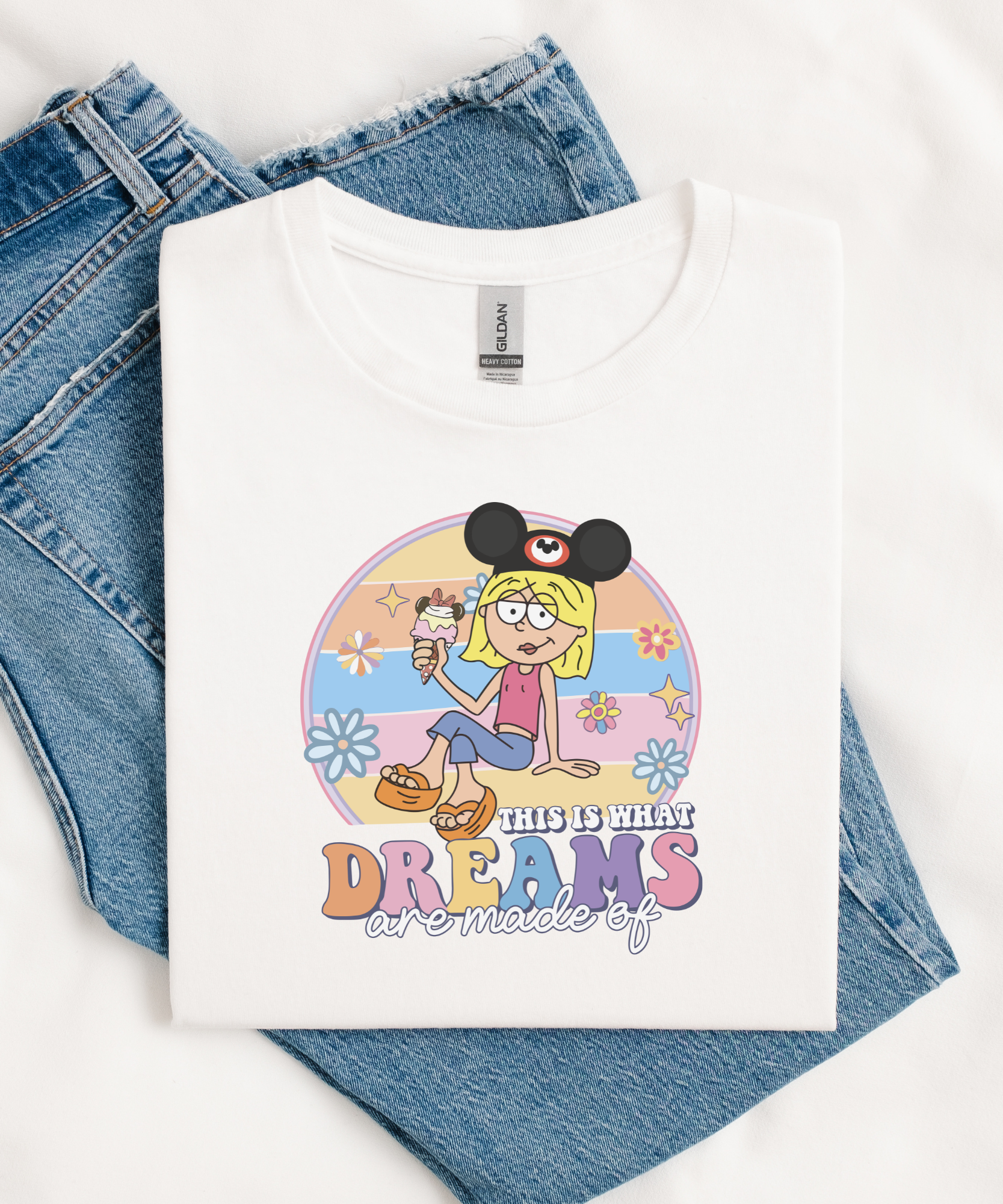 Lizzie Dreams - Tshirt - White