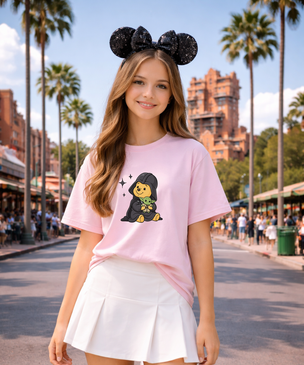 Pooh Bear SW - Tshirt - Sand/Pink/White