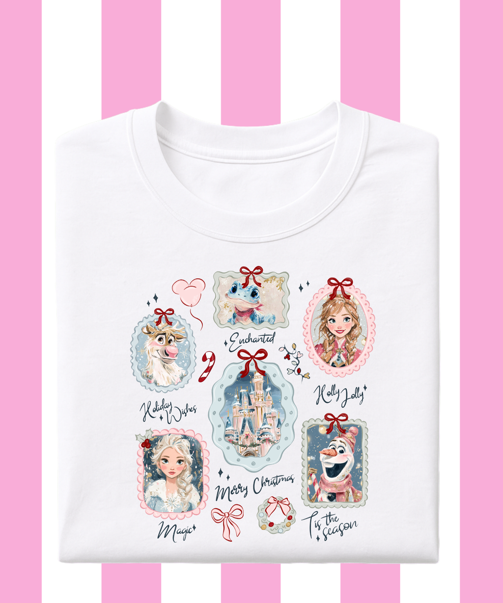 Frozen Friends Christmas Frames - Tshirt/Sweatshirt