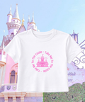 Take Me To The Castle Exclusive - Cropped Tee/Cropped Vest - White