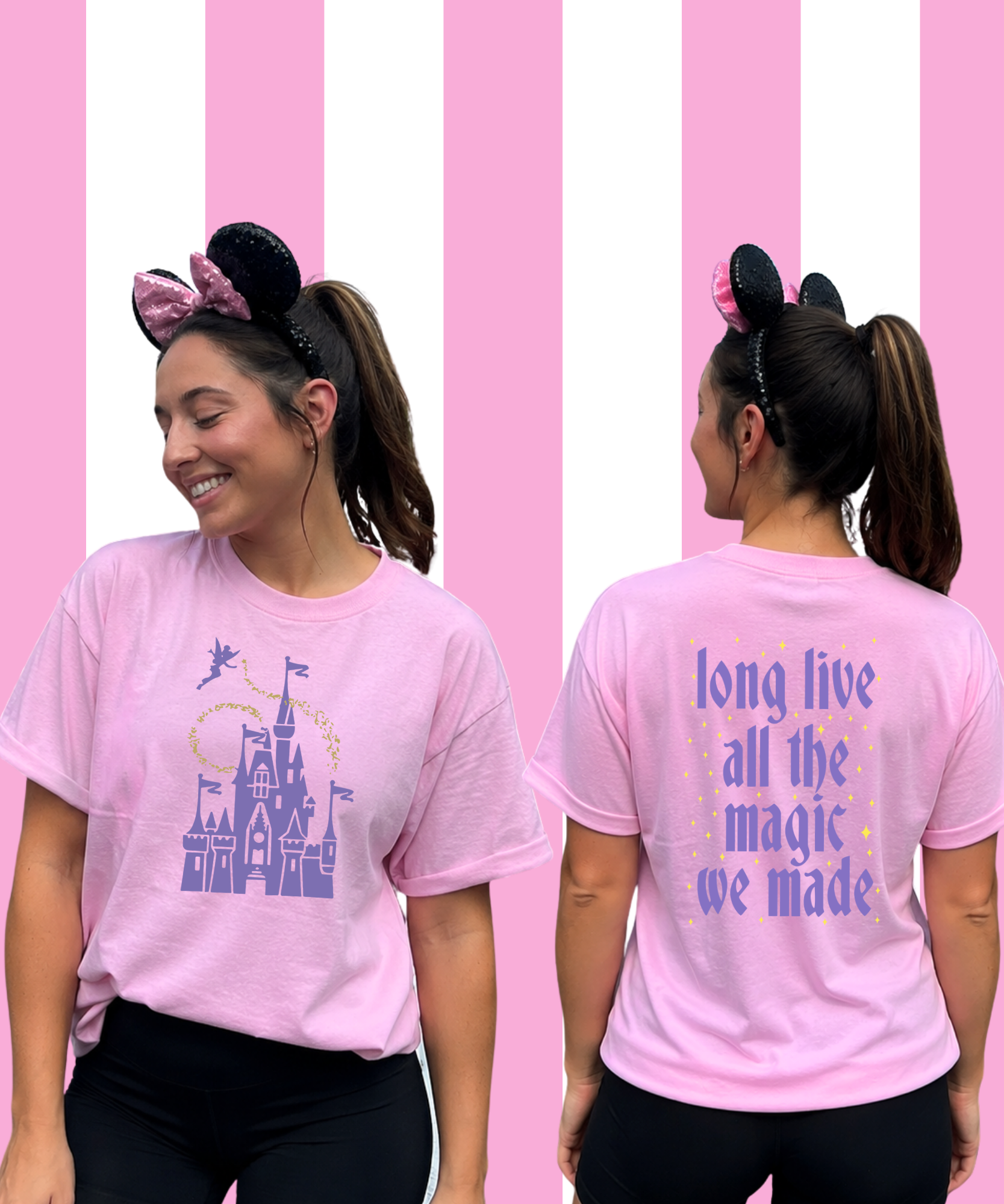 Long Live All The Magic - Double Sided Tshirt
