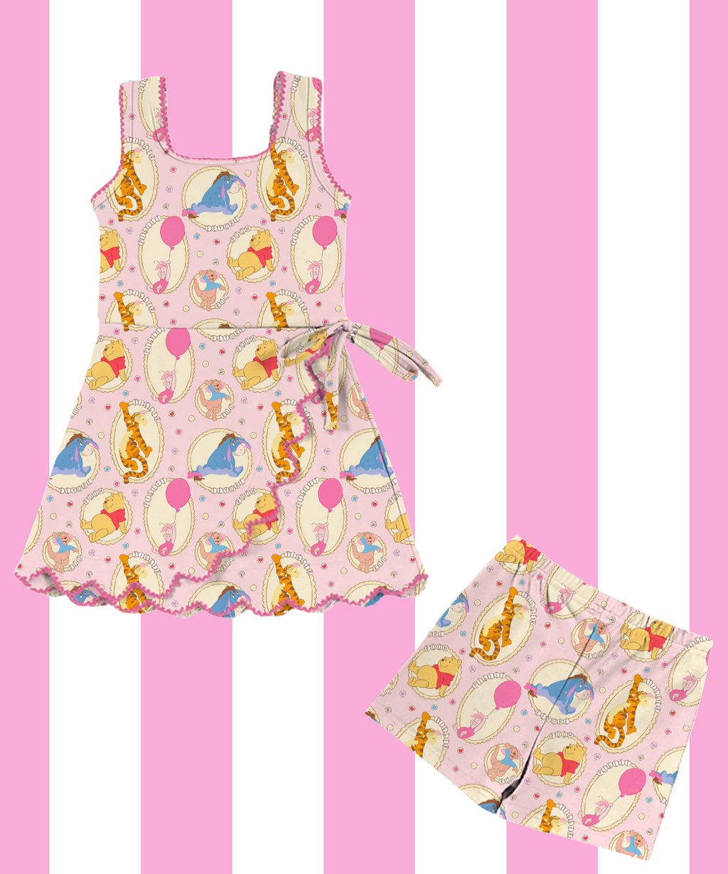 Pooh Park Day Dress & Shorts Set - PRE ORDER