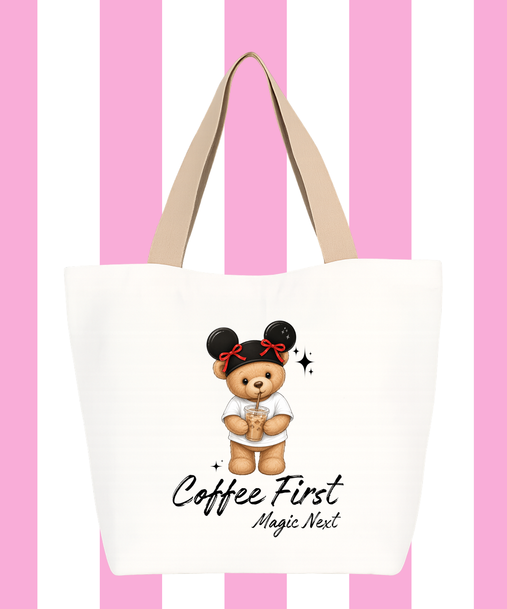 Coffee First Magic Next Shopping Bag