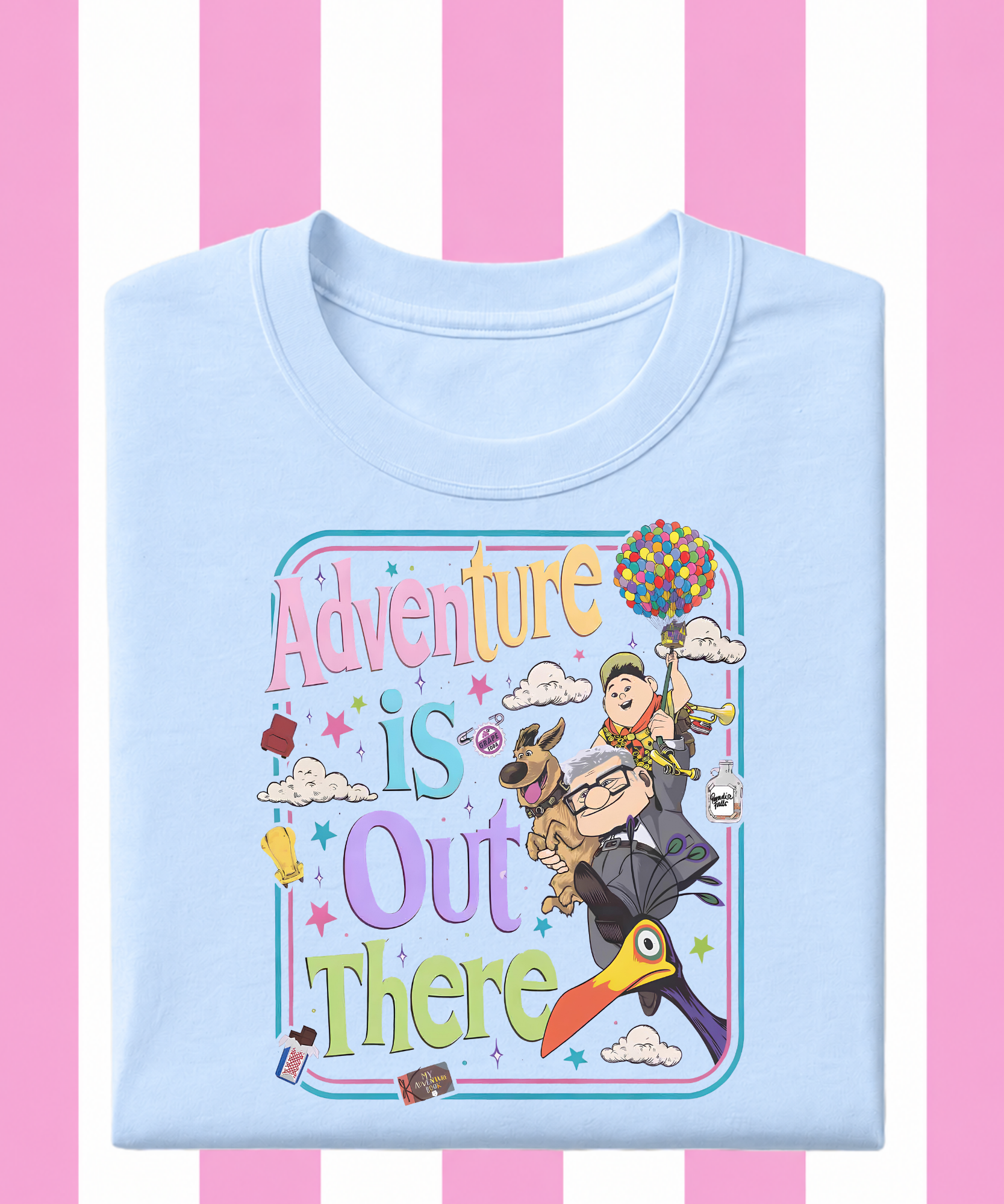 Adventure Is Out There - Tshirt
